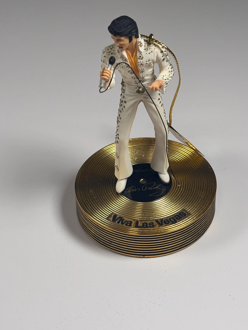 Bradford Editions Elvis Solid Gold Christmas Ornament Collection Viva Las Vegas